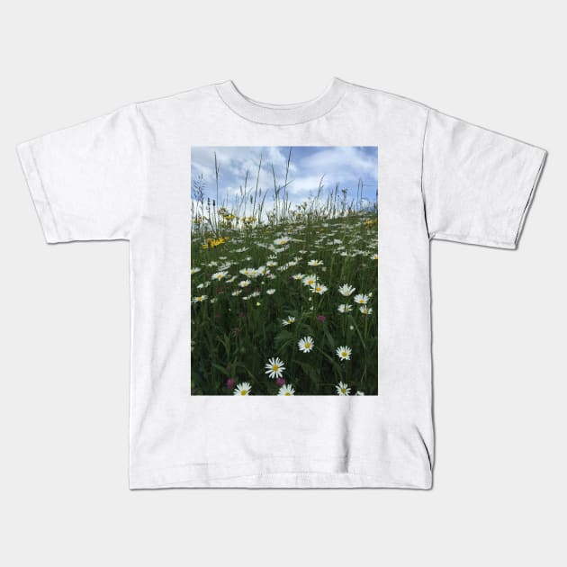 Daisies Kids T-Shirt by ephotocard